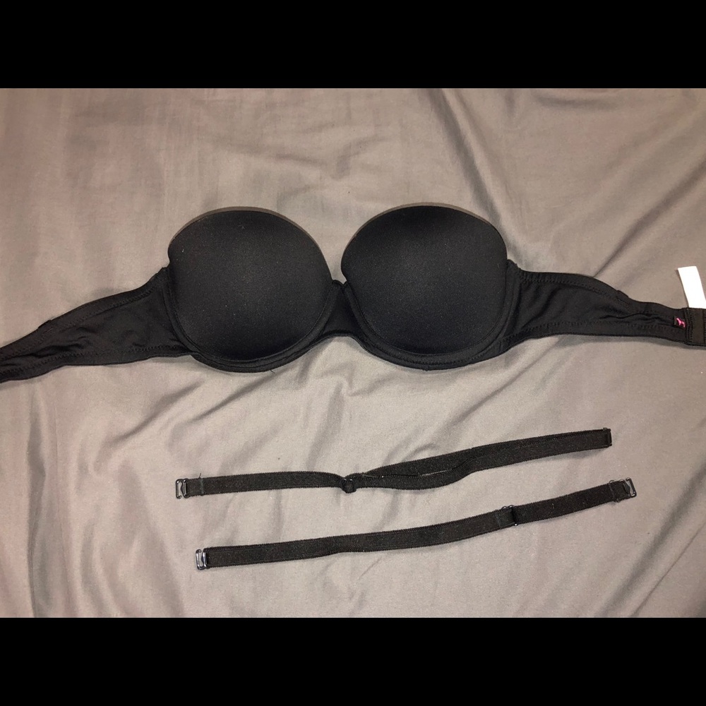 PINK Strapless Push-Up Bra